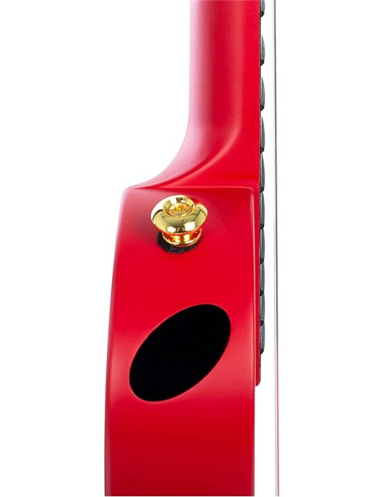 UKELELE DE CONCIERTO CASCHA ROJO DE FIBRA DE CARBONO