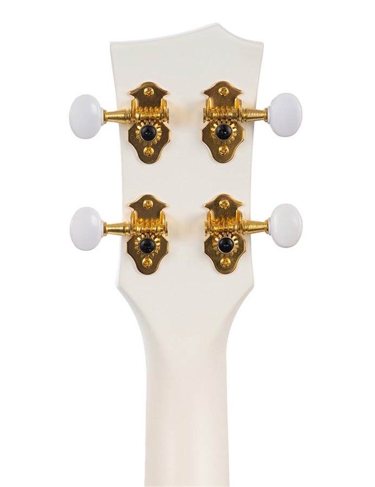 UKELELE DE CONCIERTO CASCHA BLANCO DE FIBRA DE CARBONO