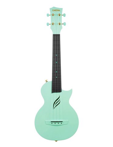 UKELELE DE CONCIERTO CASCHA VERDE DE FIBRA DE CARBONO 2