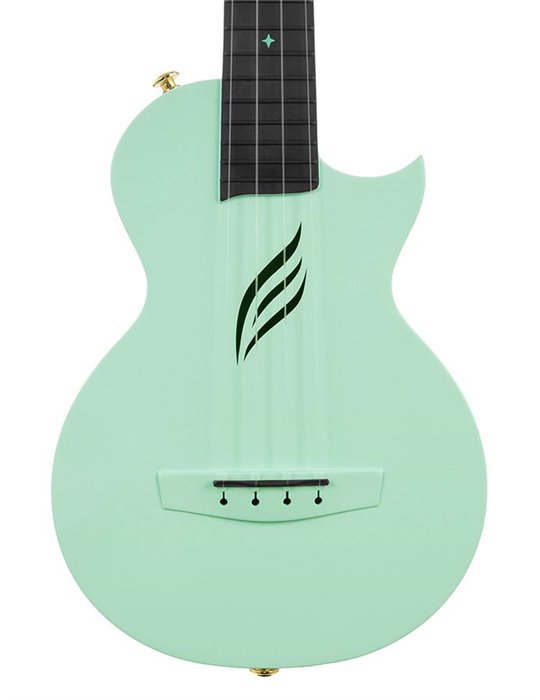 UKELELE DE CONCIERTO CASCHA VERDE DE FIBRA DE CARBONO