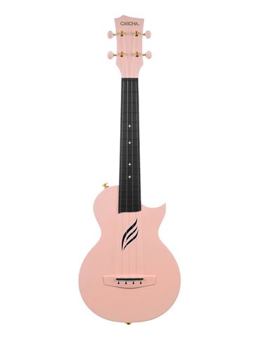 UKELELE DE CONCIERTO CASCHA ROSA DE FIBRA DE CARBONO 2