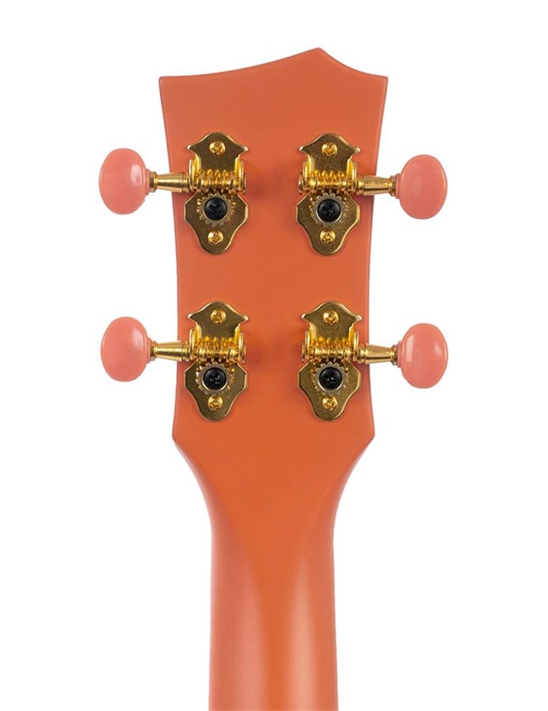 UKELELE DE CONCIERTO CASCHA NARANJA DE FIBRA DE CARBONO