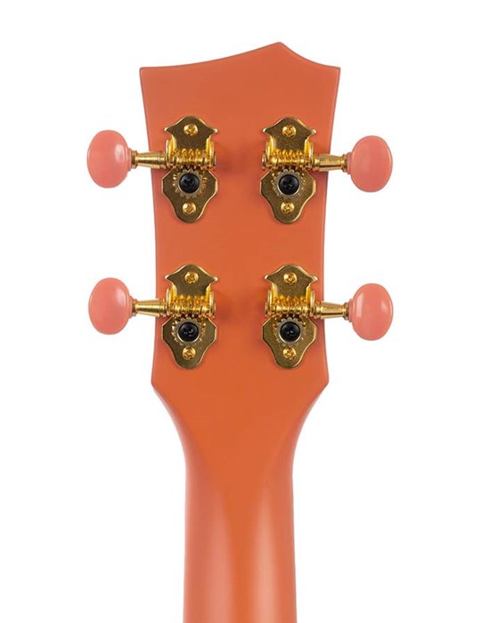 UKELELE DE CONCIERTO CASCHA NARANJA DE FIBRA DE CARBONO