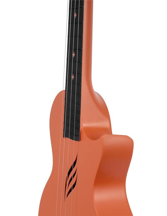 UKELELE DE CONCIERTO CASCHA NARANJA DE FIBRA DE CARBONO