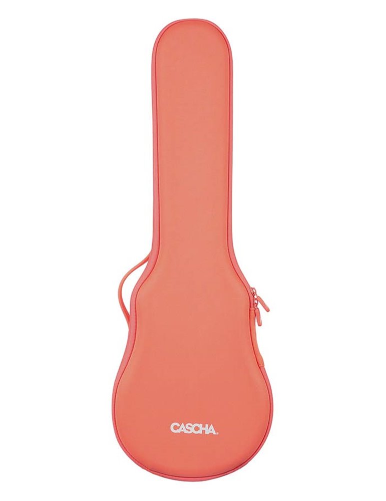 UKELELE DE CONCIERTO CASCHA NARANJA DE FIBRA DE CARBONO