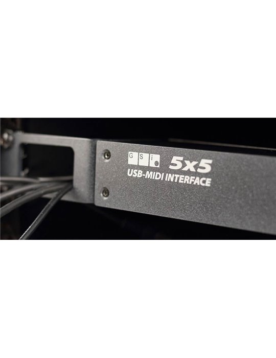 Interfaz midi USB Crumar con 5 In/Out