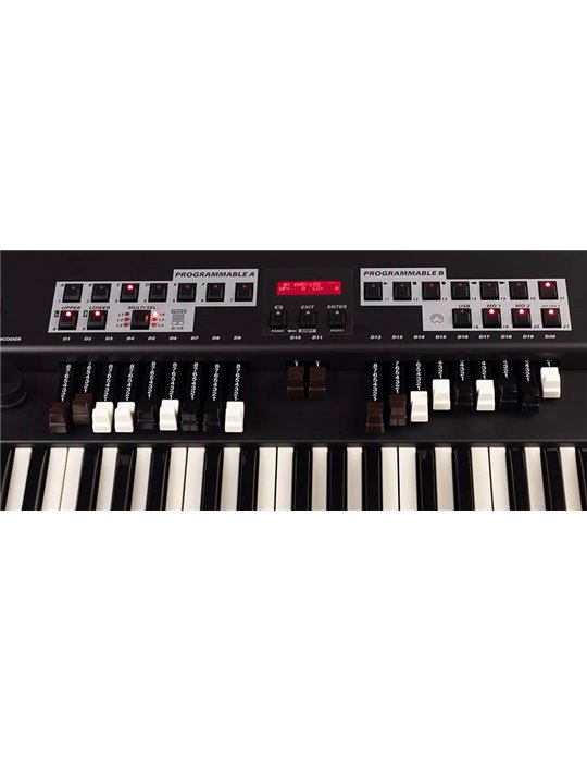 Controlador-organo MIDI Crumar Gsi 2 teclados