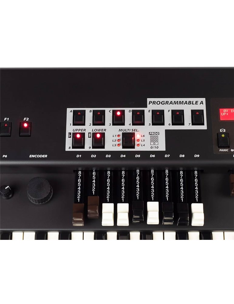 Controlador-organo MIDI Crumar Gsi 2 teclados