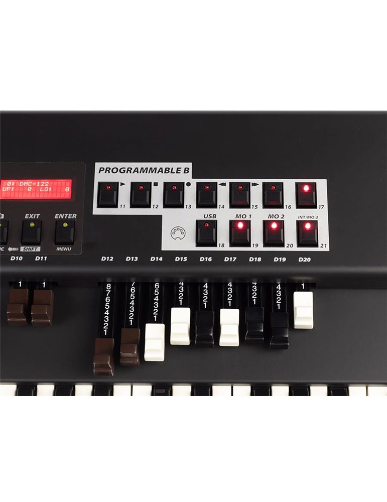 Controlador-organo MIDI Crumar Gsi 2 teclados