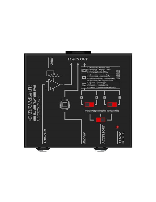 Módulo adap. universal de altavoz Crumar 11 pines