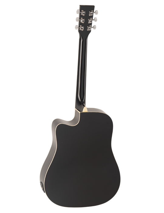 GUITARRA ACÚSTICA DAYTONA A411CE ELECTRIFICADA NEGRA
