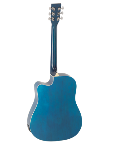 GUITARRA ACÚSTICA DAYTONA A411CE ELECTRIFICADA AZUL 2