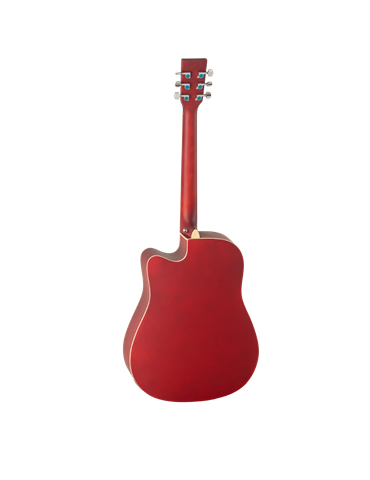 GUITARRA ACÚSTICA DAYTONA A411CE ELECTRIFICADA ROJA 2