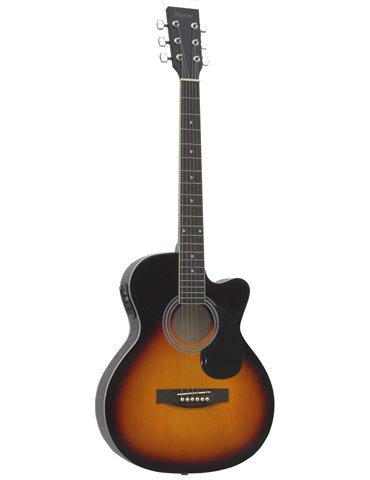 GUITARRA ACÚSTICA ELECTRIFICADA DAYTONA A401CESB SOMBREADA
