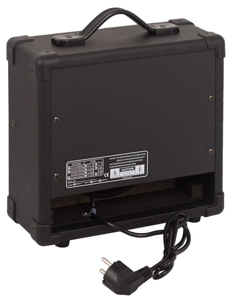 PACK DE GUITARRA ELÉCTRICA DAYTONA TIPO LES PAUL NEGRO