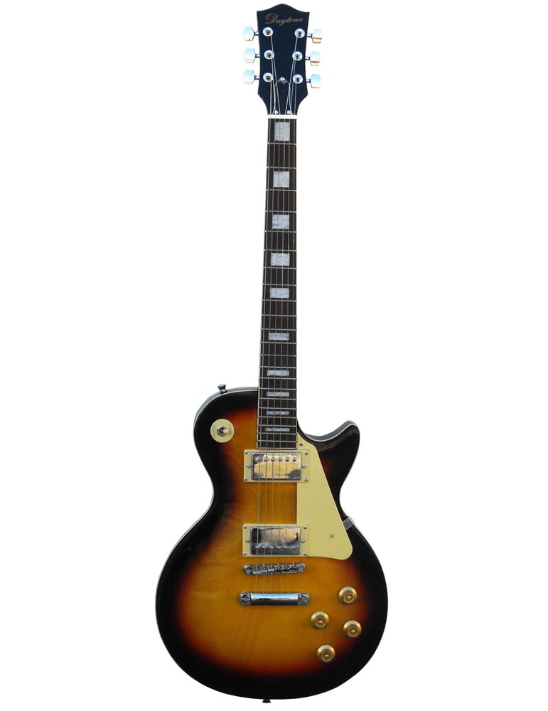 GUITARRA ELÉCTRICA TIPO LES PAUL DAYTONA LP02BK SOMBREADA
