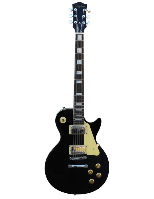 GUITARRA ELÉCTRICA TIPO LES PAUL DAYTONA LP02BK NEGRA
