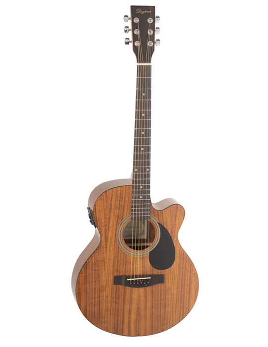 GUITARRA ACÚSTICA DAYTONA ELECTRIFICADA A401CE MINI JUMBO KOA