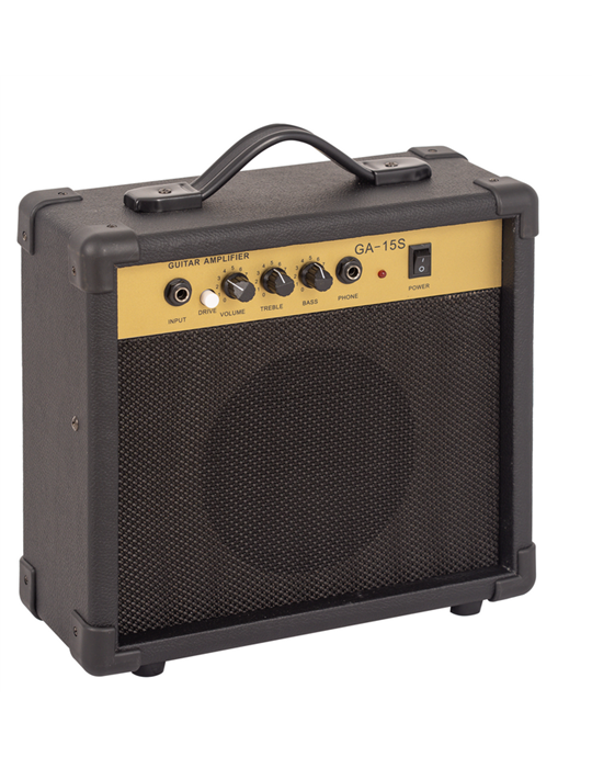 PACK DE GUITARRA ELÉCTRICA DAYTONA TIPO STRATOCASTER NEGRO