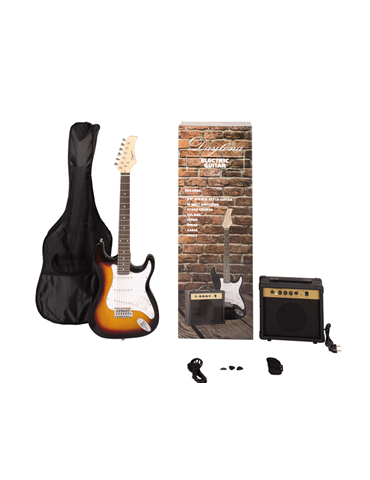 PACK DE GUITARRA ELÉCTRICA DAYTONA TIPO STRATOCASTER SOMBREADO