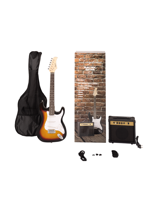 PACK DE GUITARRA ELÉCTRICA DAYTONA TIPO STRATOCASTER SOMBREADO