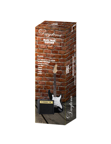 PACK DE GUITARRA ELÉCTRICA DAYTONA TIPO STRATOCASTER SOMBREADO 2