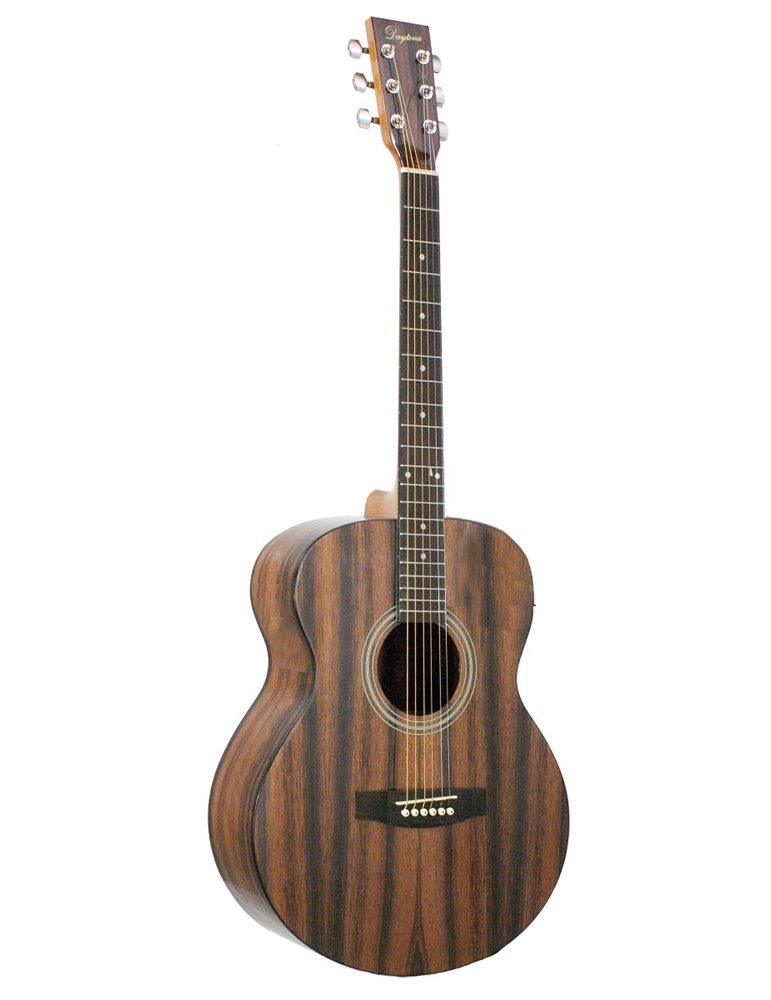 GUITARRA ACÚSTICA DAYTONA A401EB MINI JUMBO ÉBANO