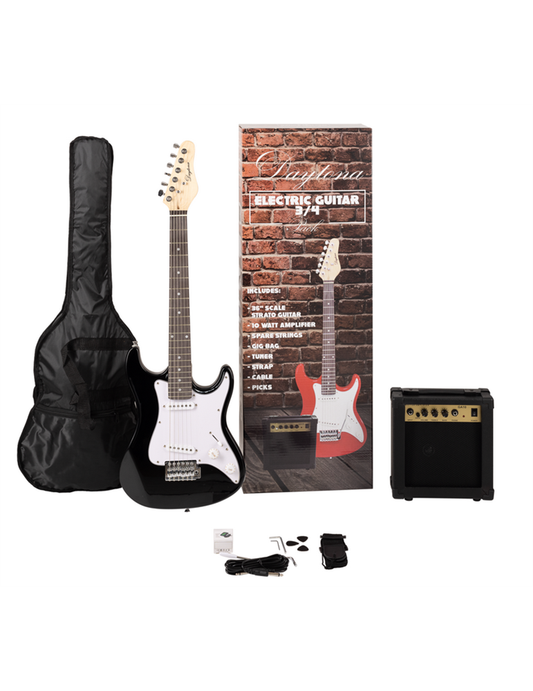 PACK DE GUITARRA ELÉCTRICA 3/4 DAYTONA ST NEGRA