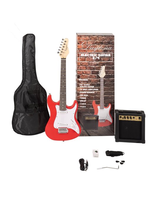 PACK DE GUITARRA ELÉCTRICA 3/4 DAYTONA ST ROJA