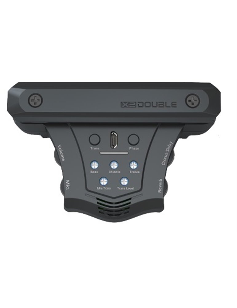 PREAMPLIFICADOR ACTIVO CON EFECTOS PARA GUITARRA ACÚSTICA RECARGABLE X2G0