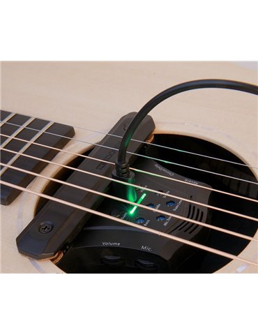PREAMPLIFICADOR ACTIVO CON EFECTOS PARA GUITARRA ACÚSTICA RECARGABLE X2G0 2