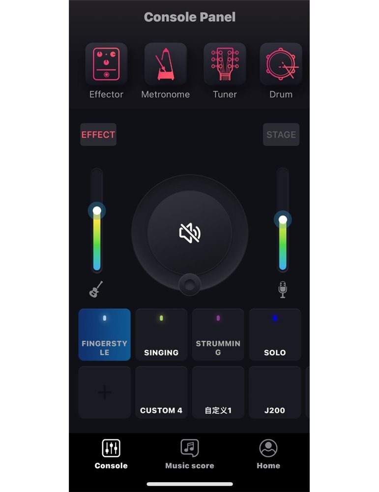 PREAMPLIFICADOR DE GUITARRA CLÁSICA Y ACÚSTICA CON CONEXIÓN BLUETOOTH, EFECTOS Y BATERÍA RECARGABLE