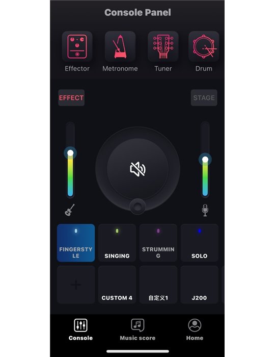PREAMPLIFICADOR DE GUITARRA CLÁSICA Y ACÚSTICA CON CONEXIÓN BLUETOOTH, EFECTOS Y BATERÍA RECARGABLE