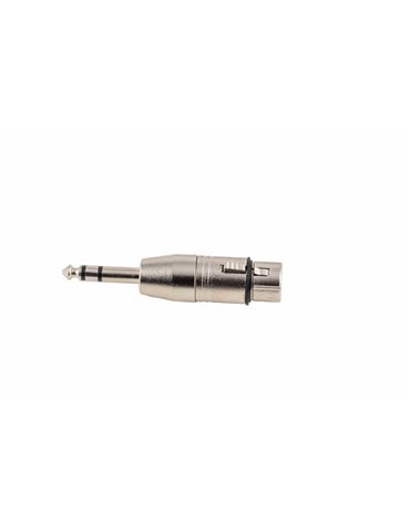 ADAPTADOR XLR HEMBRA-JACK STEREO 1/4