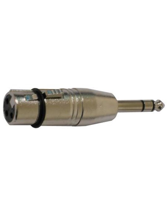 ADAPTADOR XLR HEMBRA-JACK STEREO 1/4