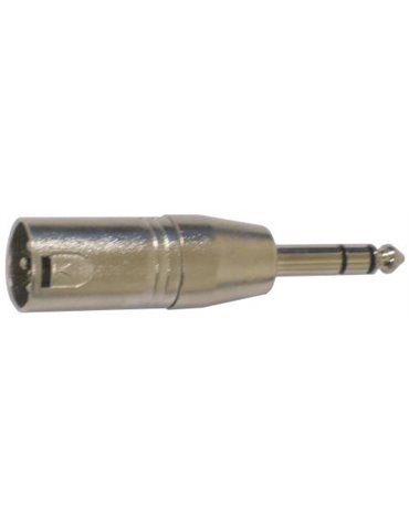 ADAPTADOR XLR MACHO-JACK STEREO 1/4