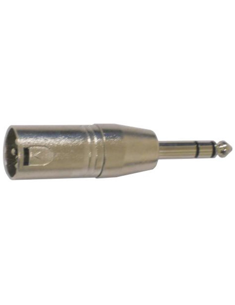 ADAPTADOR XLR MACHO-JACK STEREO 1/4