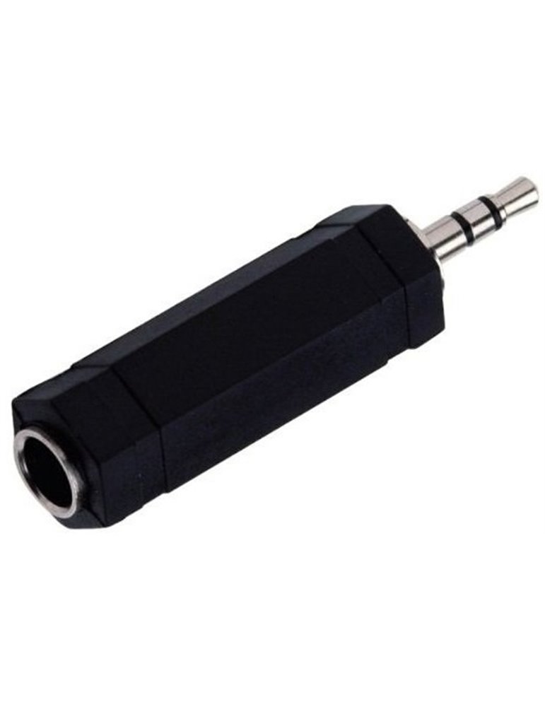 ADAPTADOR JACK STEREO 1/4 HEMBRA-MINI JACK STEREO 3,5 MM A093