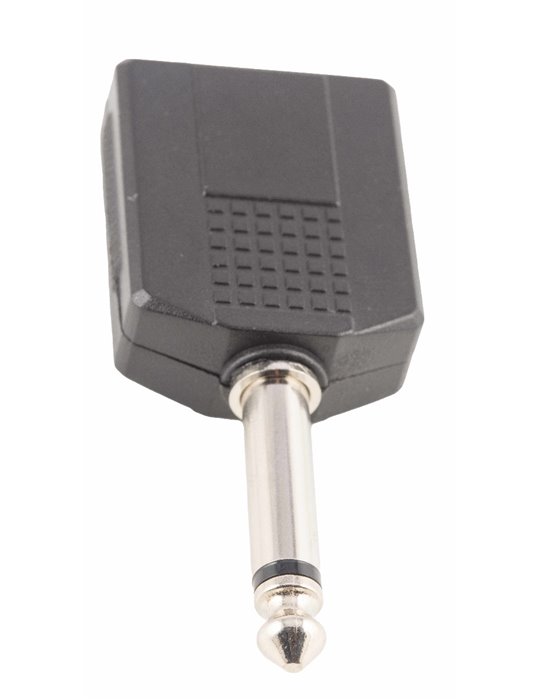 ADAPTADOR DUAL JACK MONO 1/4 HEMBRA X 2 JACK MONO 1/4 A089