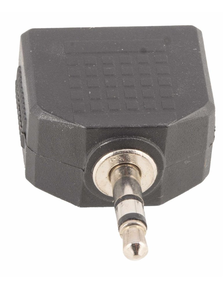 ADAPTADOR DUAL MINIJACK STEREO 3,5 MM HEMBRA X 2 - MINIJACK STEREO 3,5 MM A107