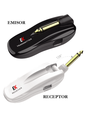 TRANSMISOR INALÁMBRICO EK PARA GUITARRA Y BAJO EKGBWL