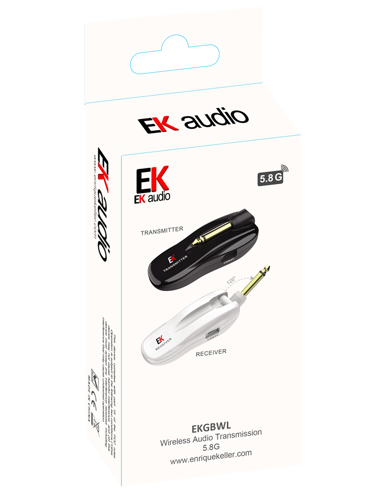 TRANSMISOR INALÁMBRICO EK PARA GUITARRA Y BAJO EKGBWL