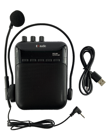 AMPLIFICADOR DE GUITARRA EK MINI CON MICRO DE DIADEMA