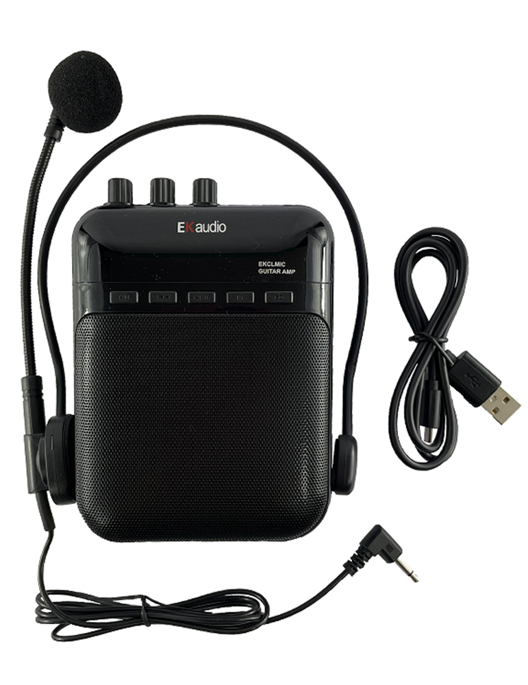 AMPLIFICADOR DE GUITARRA EK MINI CON MICRO DE DIADEMA