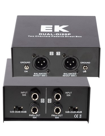 CAJA DIRECTA EK PASIVA DE DOS CANALES