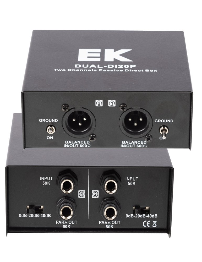 CAJA DIRECTA EK PASIVA DE DOS CANALES