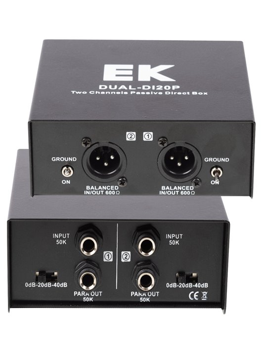 CAJA DIRECTA EK PASIVA DE DOS CANALES