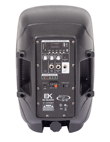 COLUMNA ACTIVA EK AUDIO PORTATIL DE 8" BATERIA RECARGABLE 120W 2