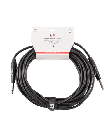 CABLE PARA GUITARRA EK JACK-JACK RECTO 6M