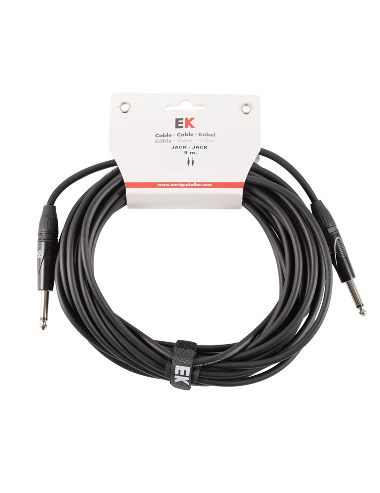 CABLE PARA GUITARRA EK JACK-JACK RECTO 6M